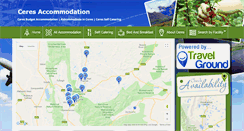 Desktop Screenshot of ceresaccommodation.co.za