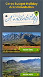 Mobile Screenshot of ceresaccommodation.co.za